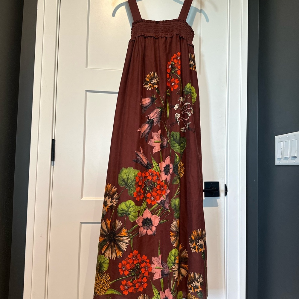 Maeve Anthropologie Beaujardin EUC Multicolor Floral Maxi Dress - Picture 5 of 8